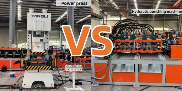 punching system in roll forming machine