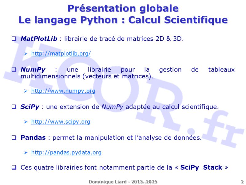 Cours Python Sri Outils Scientifiques - Amazing 8K City Images | Free Download