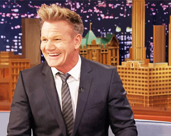 Chef Ramsay Smiling Painting By Numberss.png
