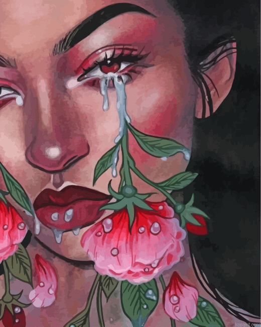 Crying Roses Painting By Numberss.png