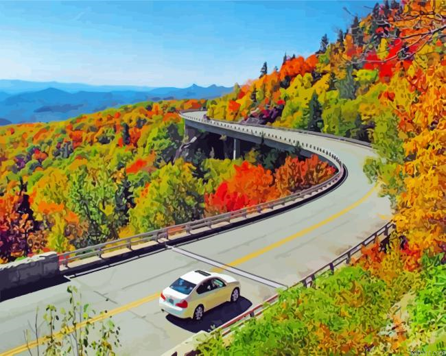 Fall In Blue Ridge Parkway Painting By Numberss.png