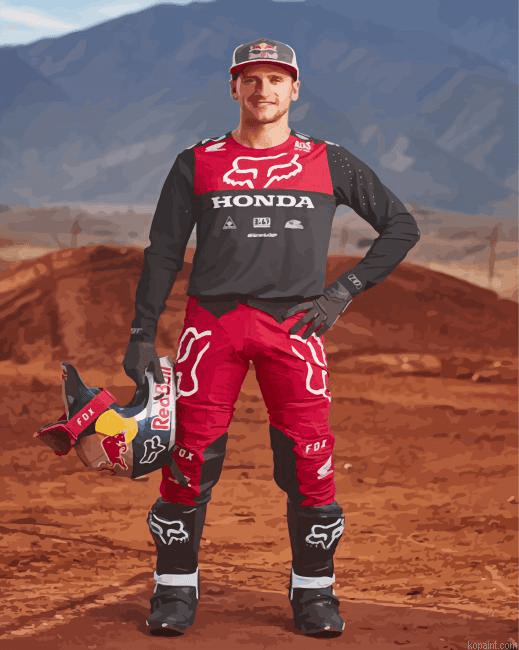 Ken Roczen Motorcycle Racer Painting By Numberss.png