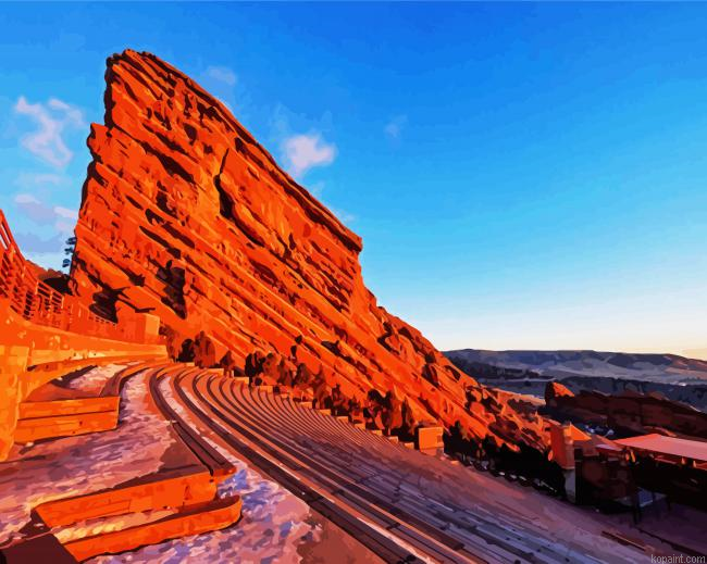 Red Rocks Park Colorado Paint By Numbers.png