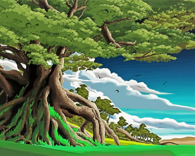 Tree Roots Painting By Numberss.png