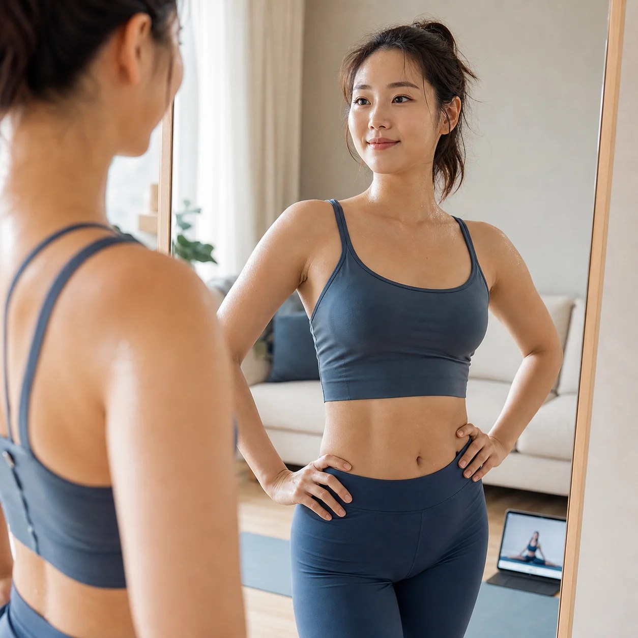 헬스장 가기 싫어서 시작한 ‘버추얼 홈트’ 한 달 변화, 거울 보는 게 달라졌어요