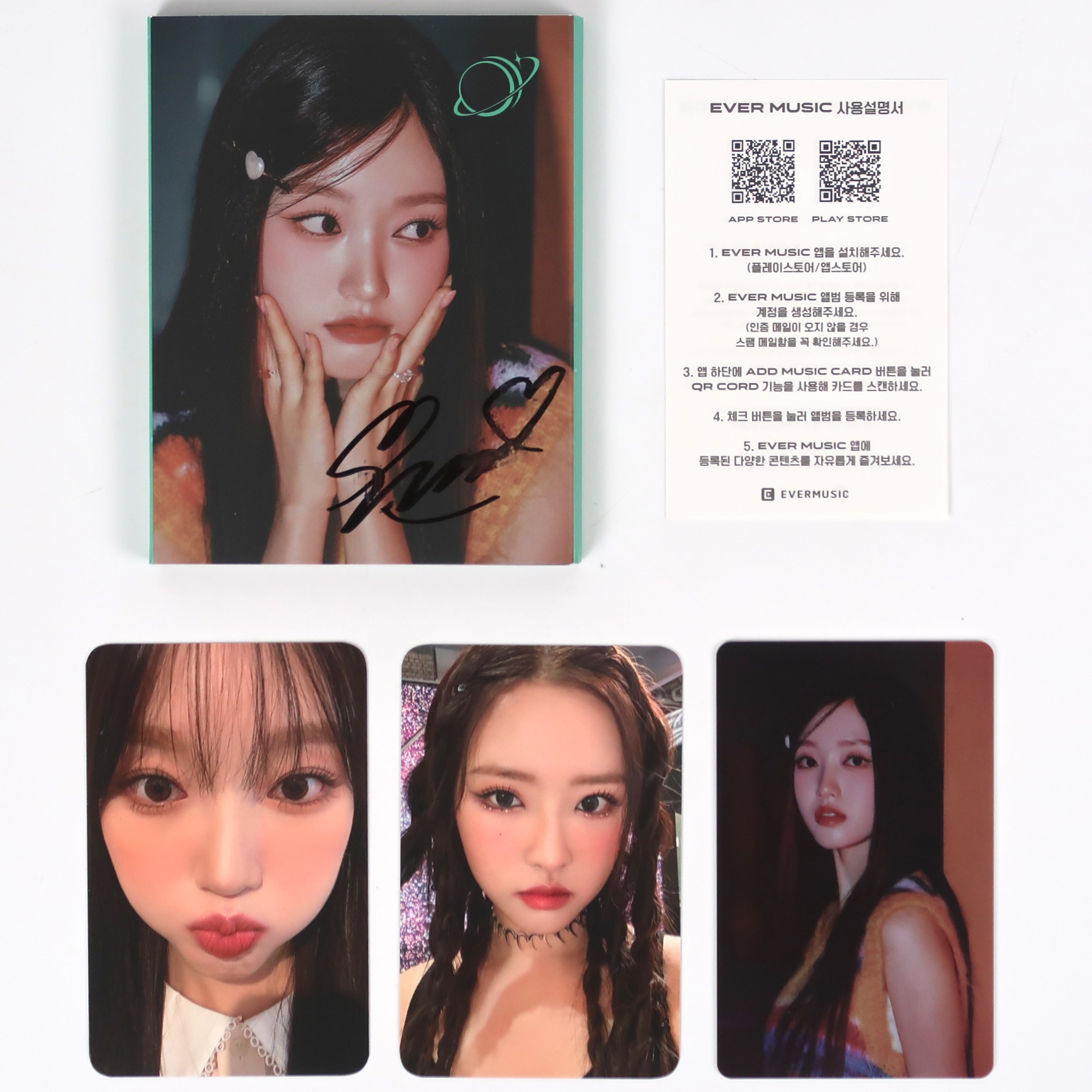 ARTMS LOONA ジンソル 진솔 直筆サイン入りポラロイド チェキ② ARTMS LOONA ジンソル 진솔 直筆サイン入りポラロイド チェキ②