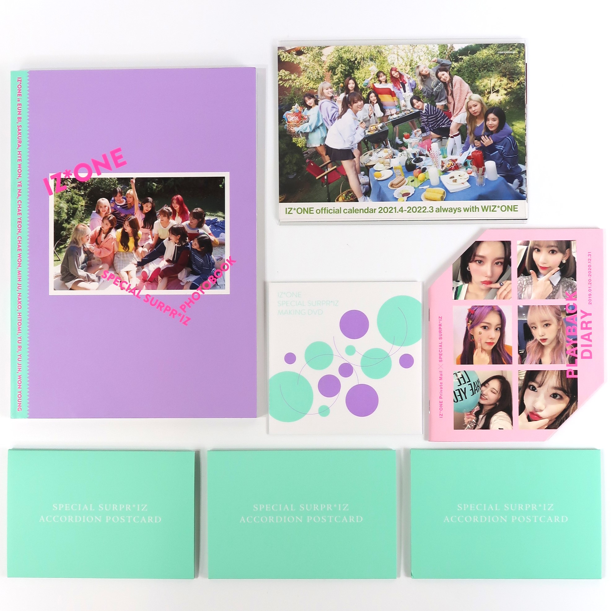 IZ*ONE SPECIAL SURPR*IZ PHOTO 
当選者500名限定 IZ*ONE Special Surpr*iz Photo Box Goods Set No PC - Korea Disco