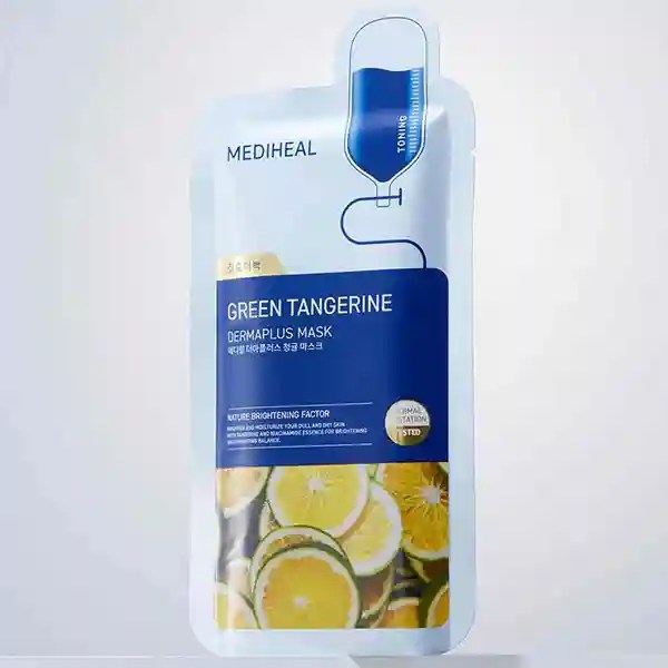 MEDIHEAL Dermaplus GREEN TANGERINE Mask