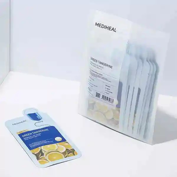 MEDIHEAL Dermaplus GREEN TANGERINE Mask