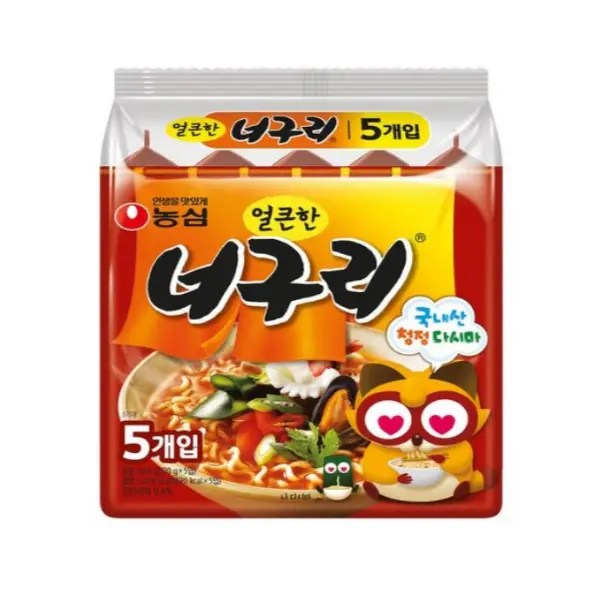 Neoguri Spicy Flavor Ramyun Noodle 5ea Pack