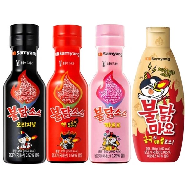 Samyang Buldak Sauce 4Flavors