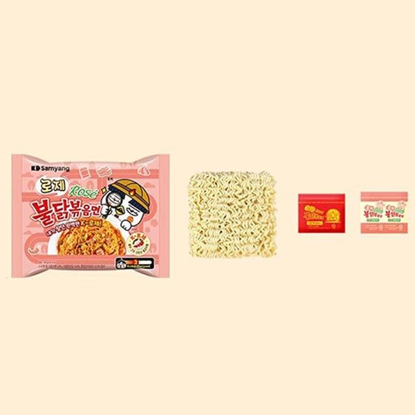 SAMYANG Rose Buldak Ramen 4ea Pack
