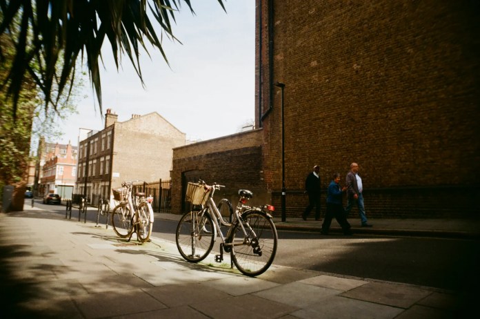 Parked bikes on pavement (Pic: Courtesy Chroma Camera)