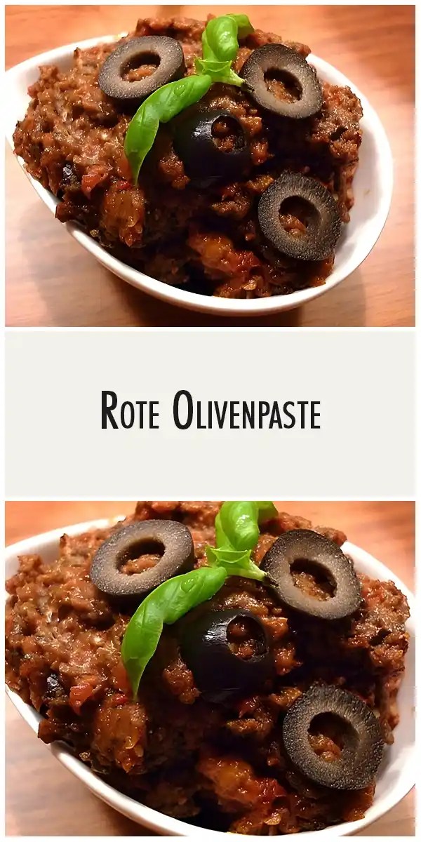 Rote Olivenpaste