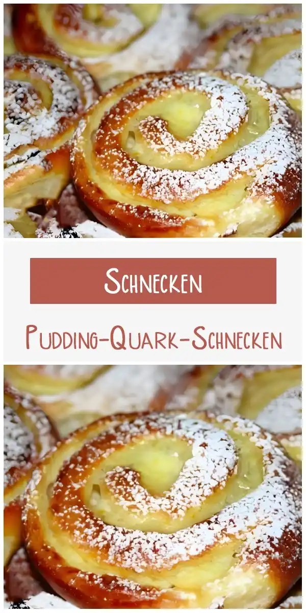 Pudding Quark Schnecken