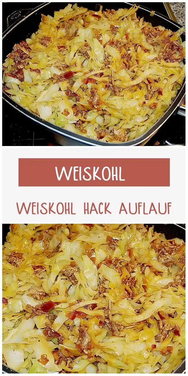 weiskohl hack auflauf