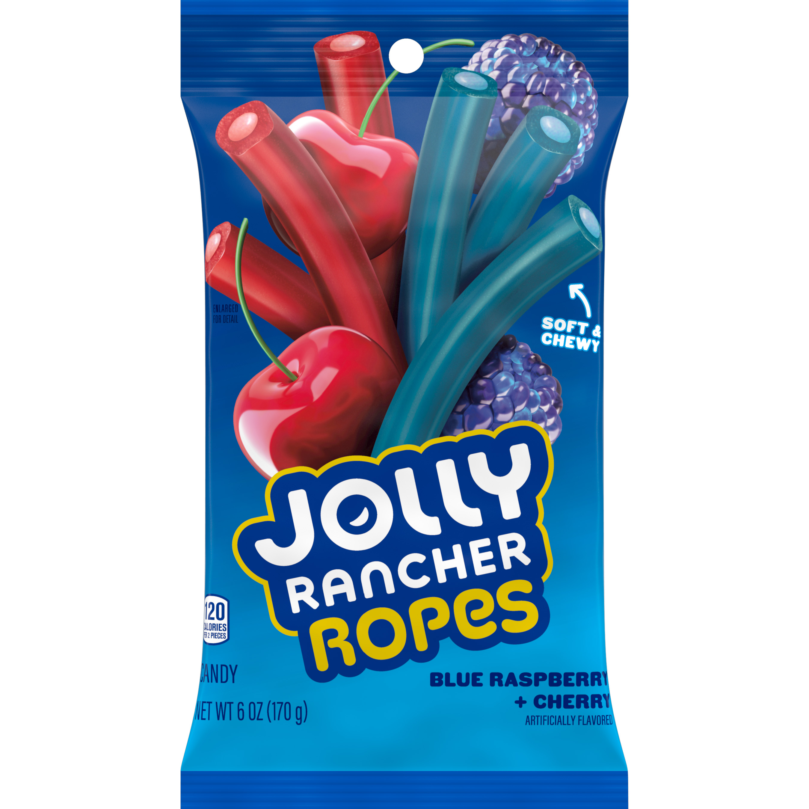 Jolly Rancher Ropes Blue Raspberry 170g