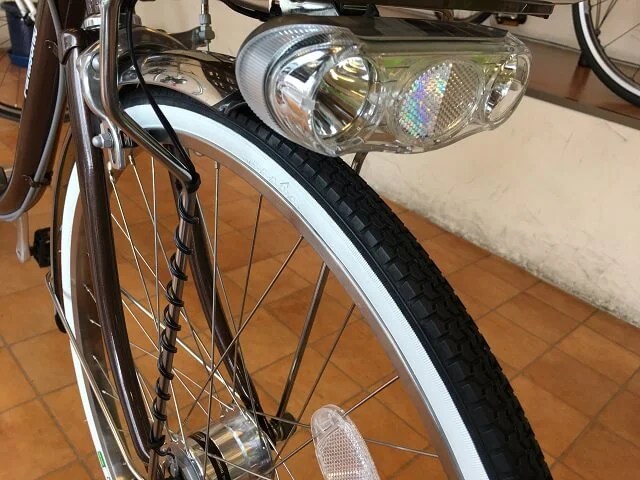 中古自転車1607 前後タイヤ新品！ パナソニック シナモンJP B