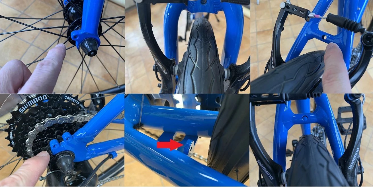 クロスバイクにフェンダー取付前に必ず確認しておきたい所とフェンダー