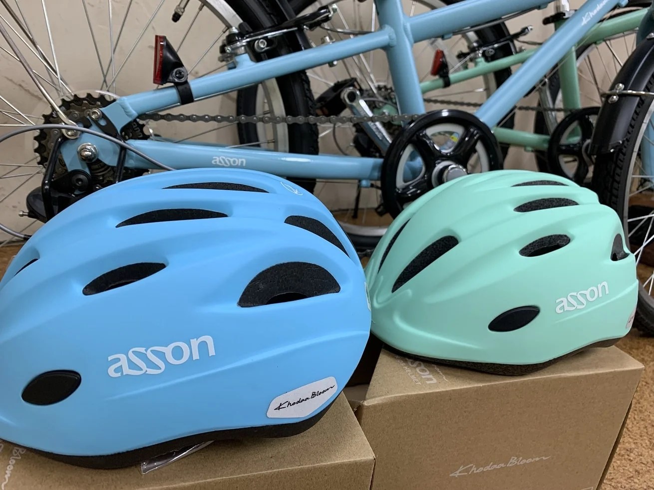 知育自転車を提唱するキッズバイクKhodaaBloom「asson（アッソン