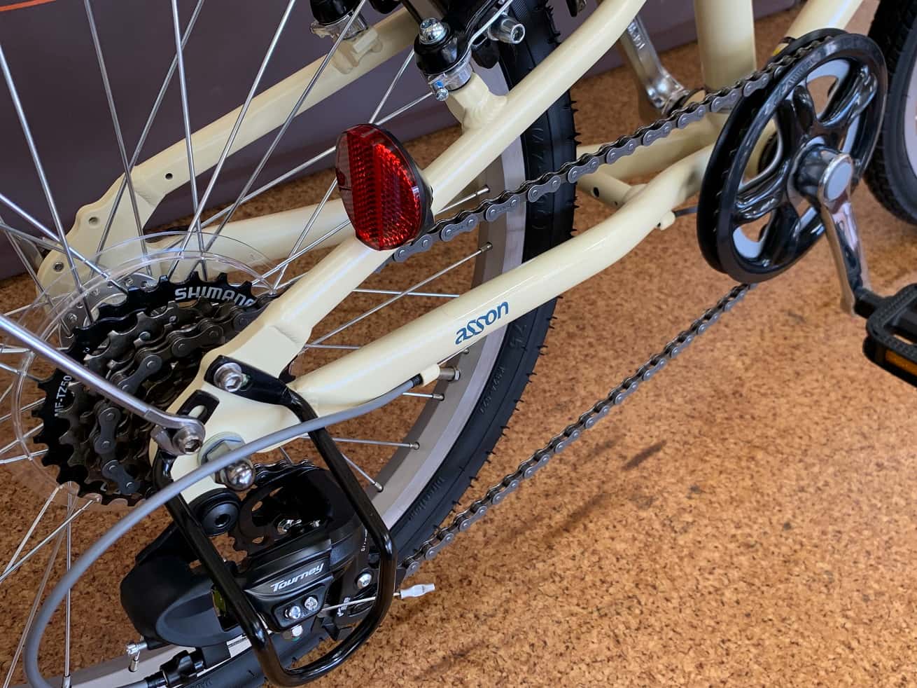 asson 幼児用自転車 20インチ ベージュ