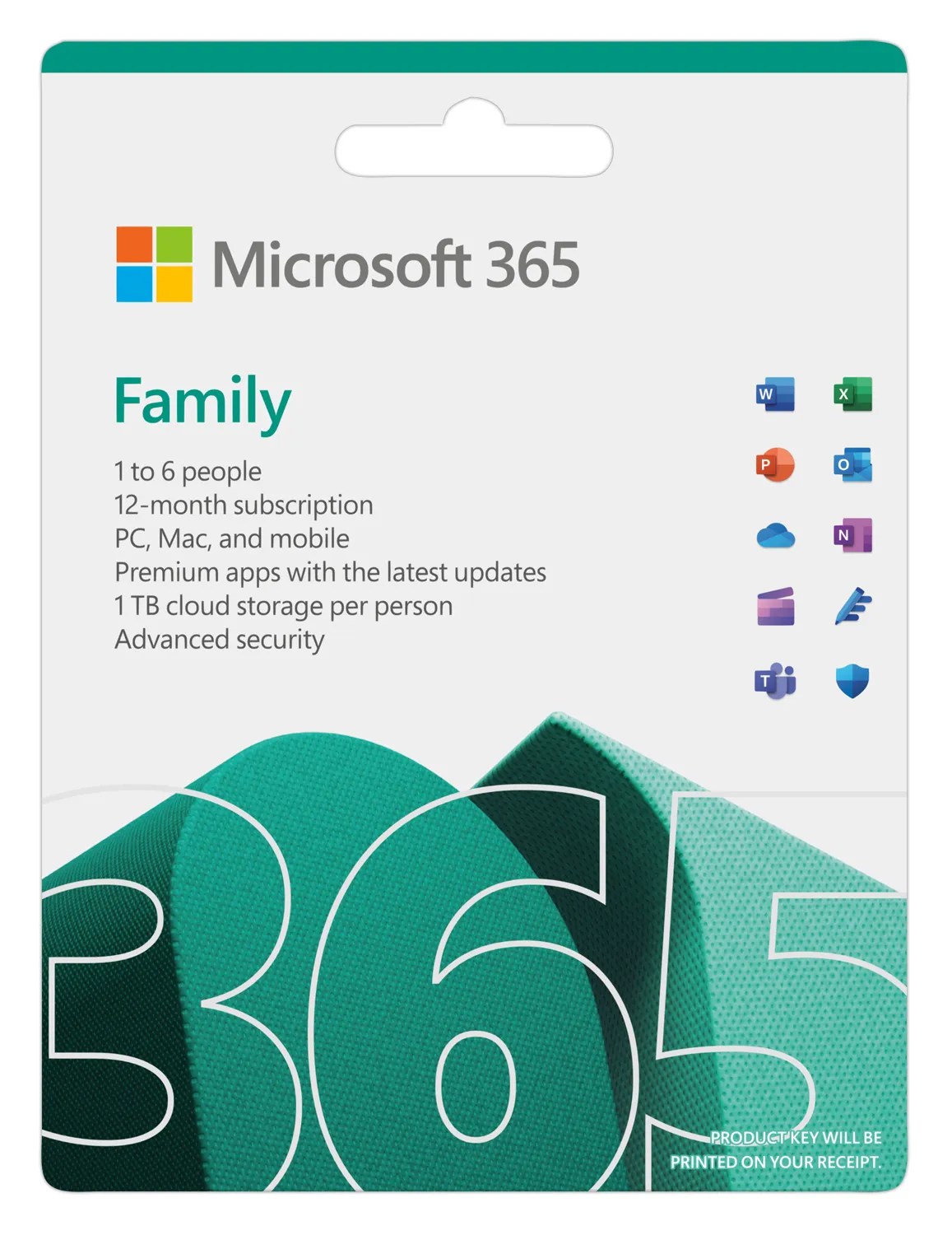 MICROSOFT FAMILY M365 OFFICE SOFTWARE