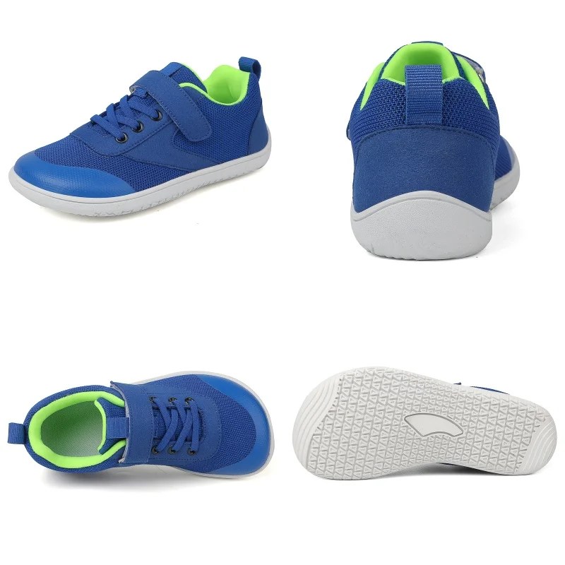 GudaFoot Kids Wide Width Barefoot Shoes | Boys/Girls Minimalist Elastic Opening Sneakers | Flexible- Zero Drop Sole 5