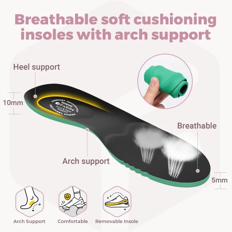 Fitville Women'S Running Shoes Wide Toe Box Sneakers Non-Slip Athletic Tennis Walking Shoes For Swollen Feet Pain Relief 6