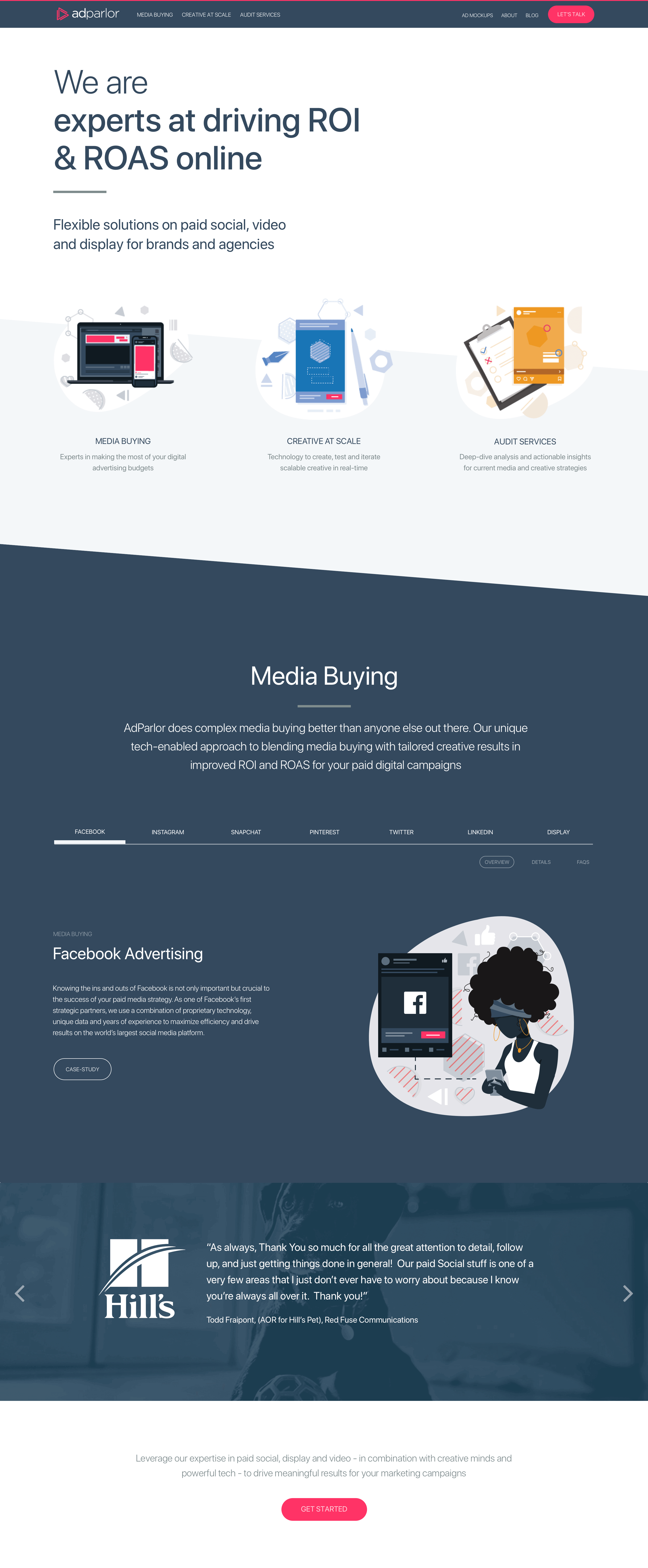 Every platform has a different character count . Adparlor 2018 Redesign Project Kevin Patrick French Designs