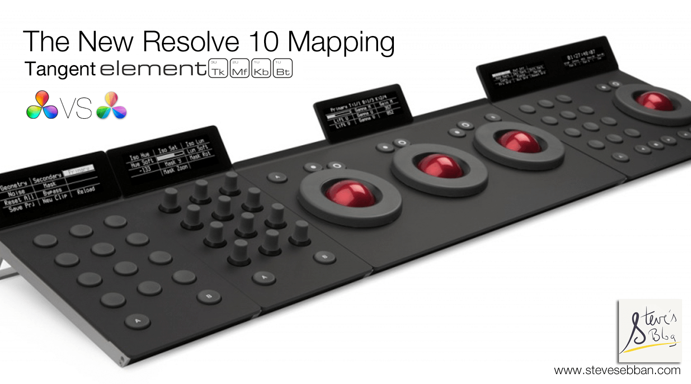 Steve's Blog Discover the new Tangent Element mapping for DaVinci