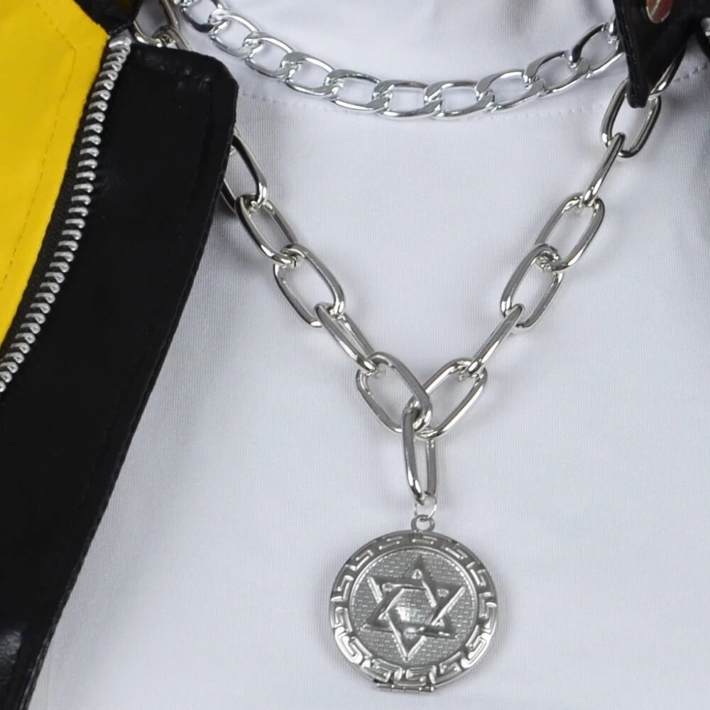 KPop Demon Hunters Rumi Cosplay Costume for Kids 21 KPop Demon Hunters Rumi Cosplay Costume with Necklace
