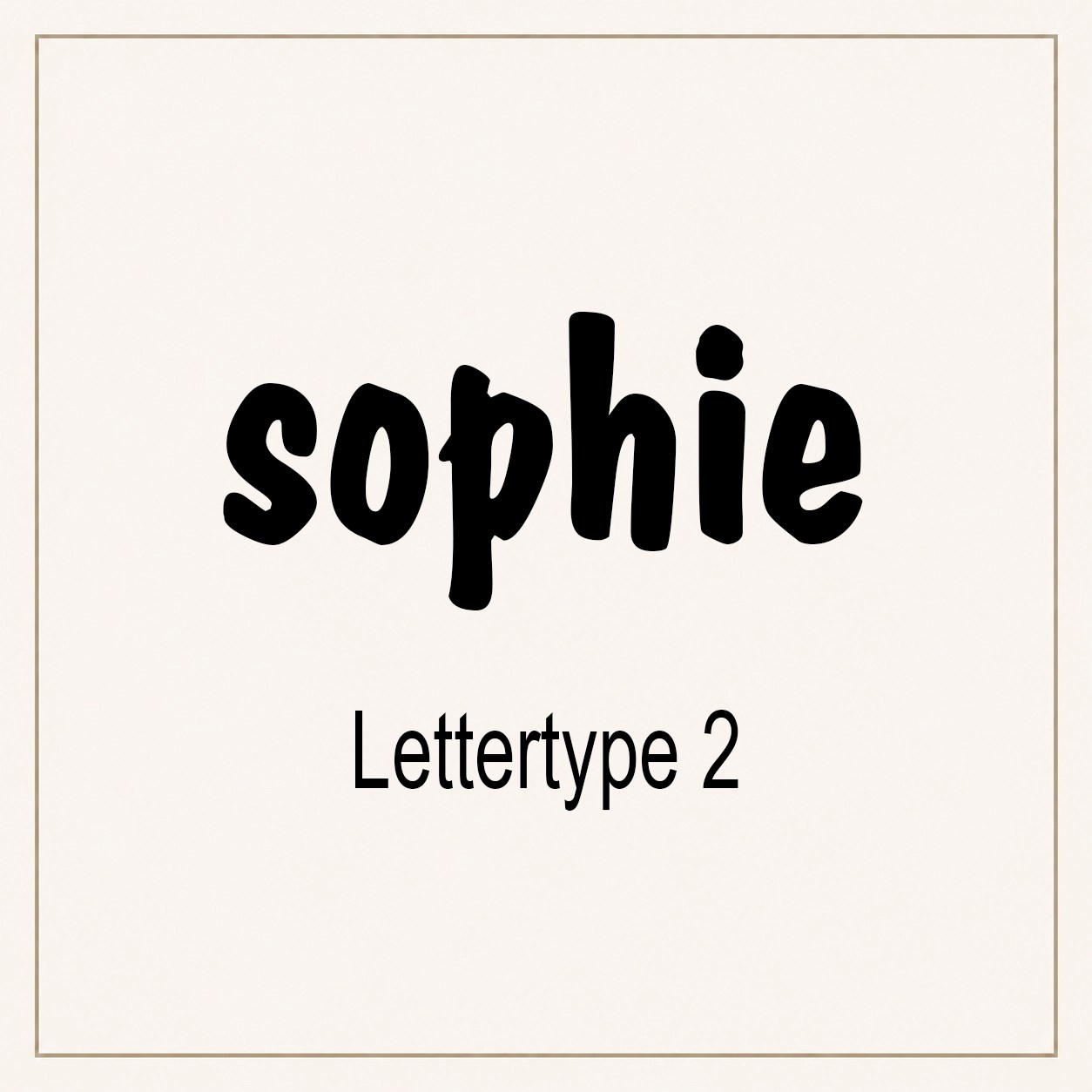 Lettertype 2