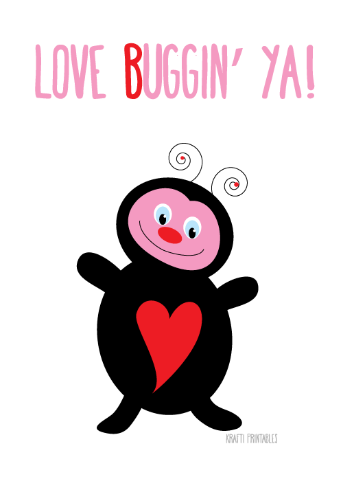 KraftiMama Free Printables, Valentintes Day