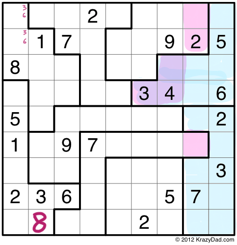 Jigsaw Sudoku The Law Of Leftovers Solving Technique Explained Here In Sudoku Lol Law 