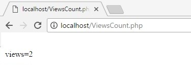 PHP program to find number of page views - Krazytech