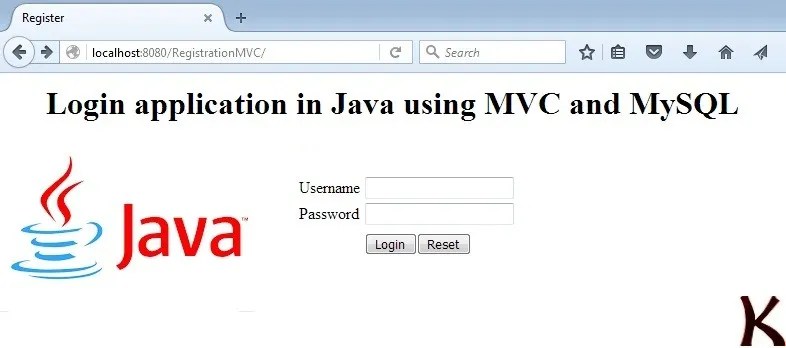 Java Working Image For Project File Login Application in Java Using MVC and MySQL (BCrypt)