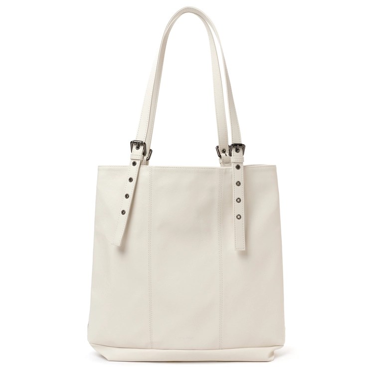 지퍼쇼퍼백 zipper shopper bag L nappa ivory