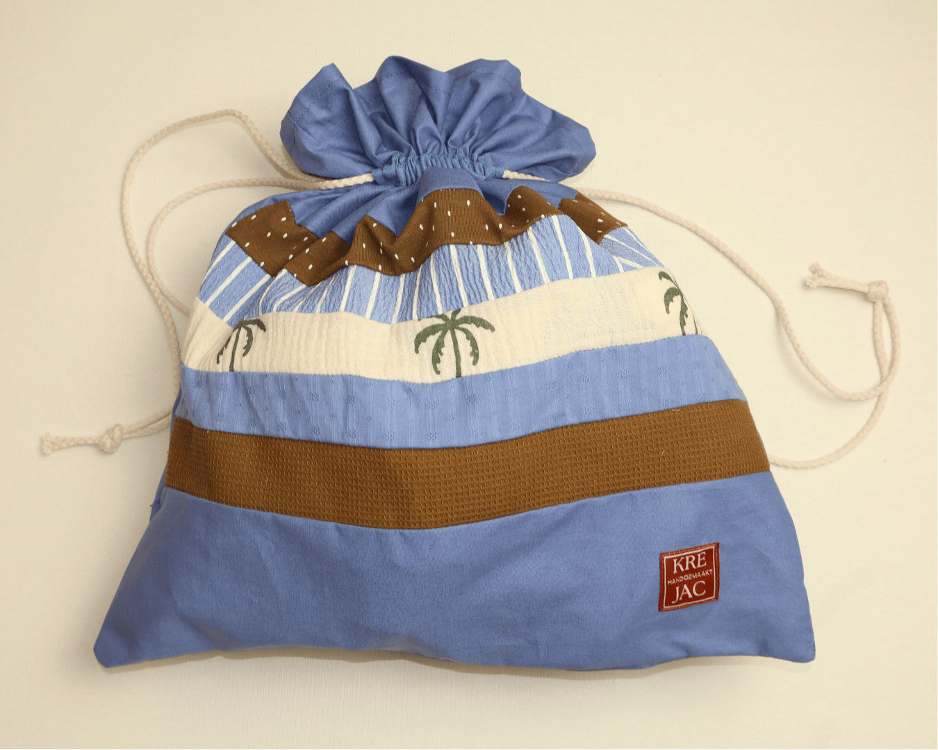 Groot print blauw