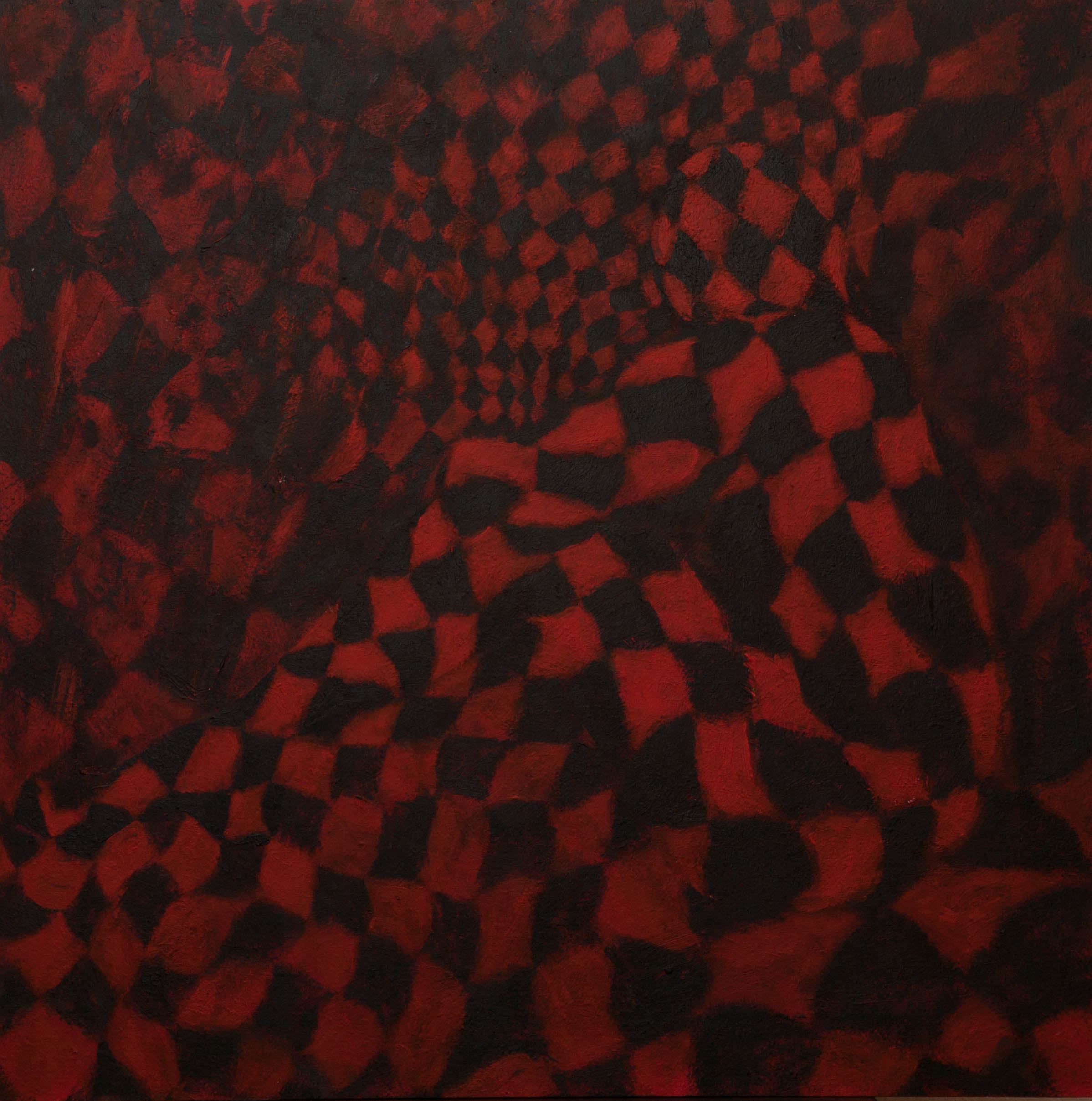 Harlequin, acryl on wood.