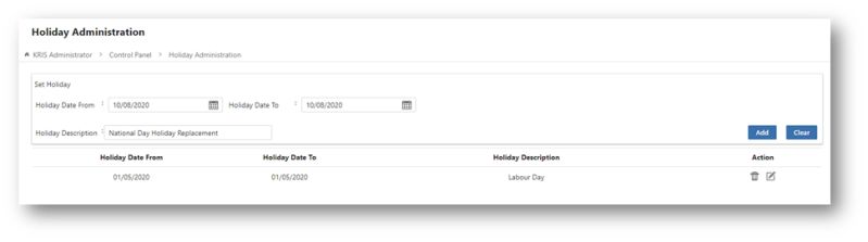Configuring Holiday Settings - Perfect Light Picture - HD
