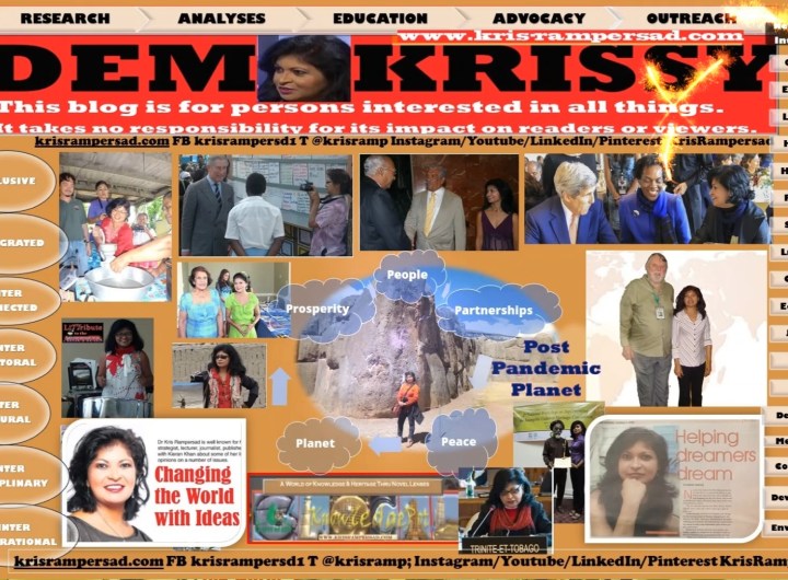 Dr Kris Rampersad Demokrissy Blogs at GloCal Knowledge Pot