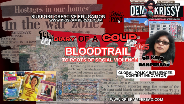 Diary of A Coup Bloodtrail through States of Emergencies 1990 coup attempt to 2025 by Dr Kris Rampersad 2