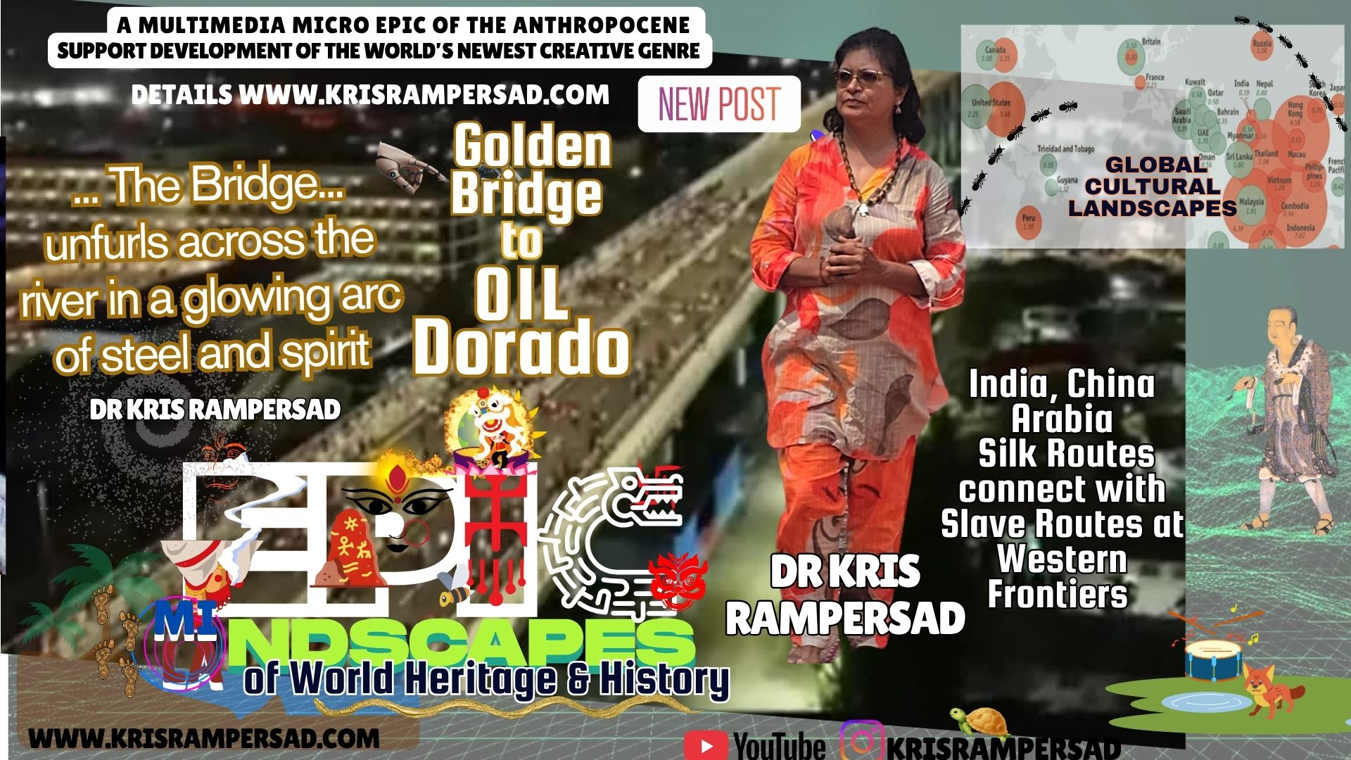 Gold Dorado Bridge Oil New Silk Routes To East in West Dr Kris Rampersad explores new interconnections of Global South