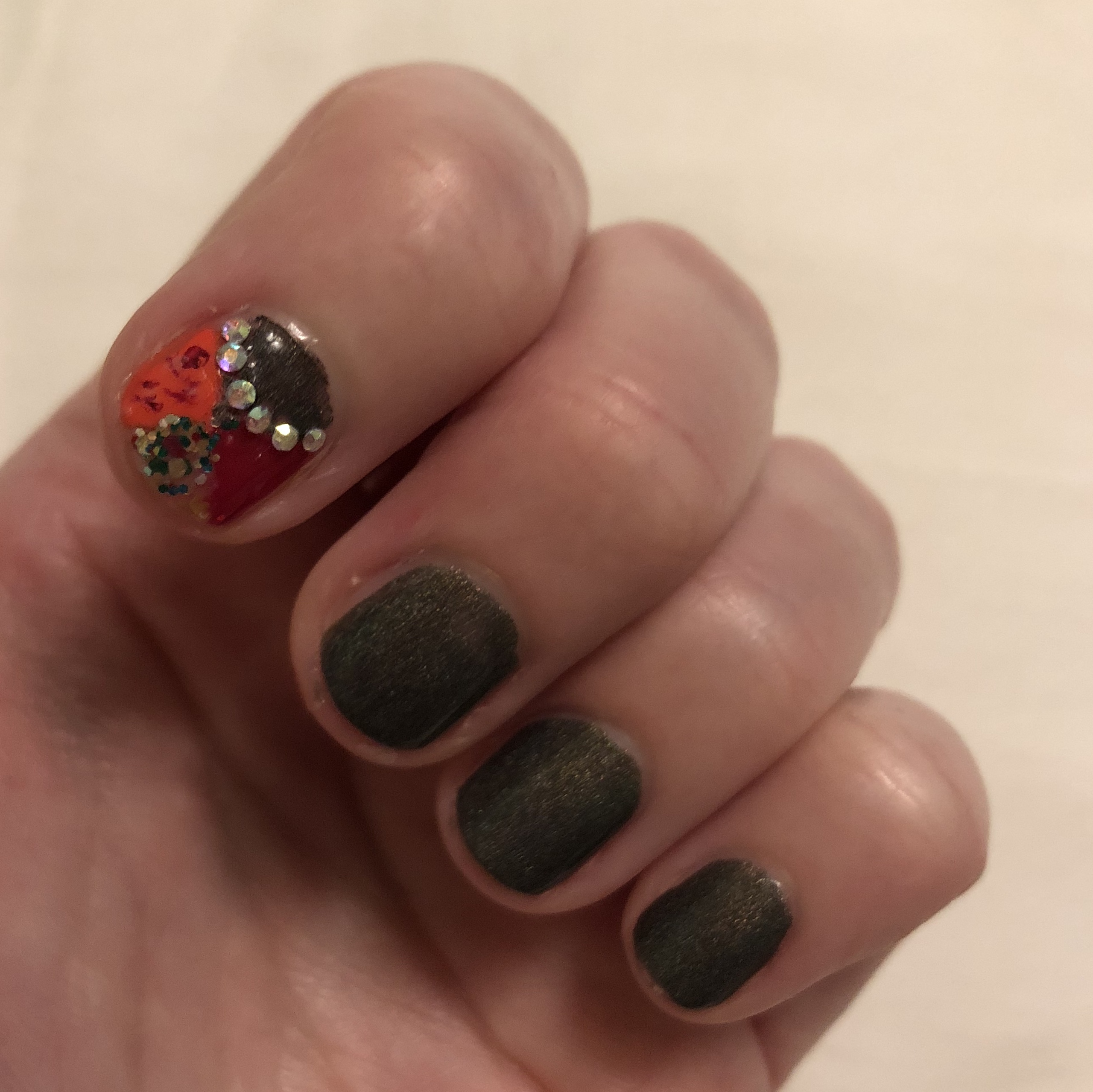 Nail Art Disaster. Again.