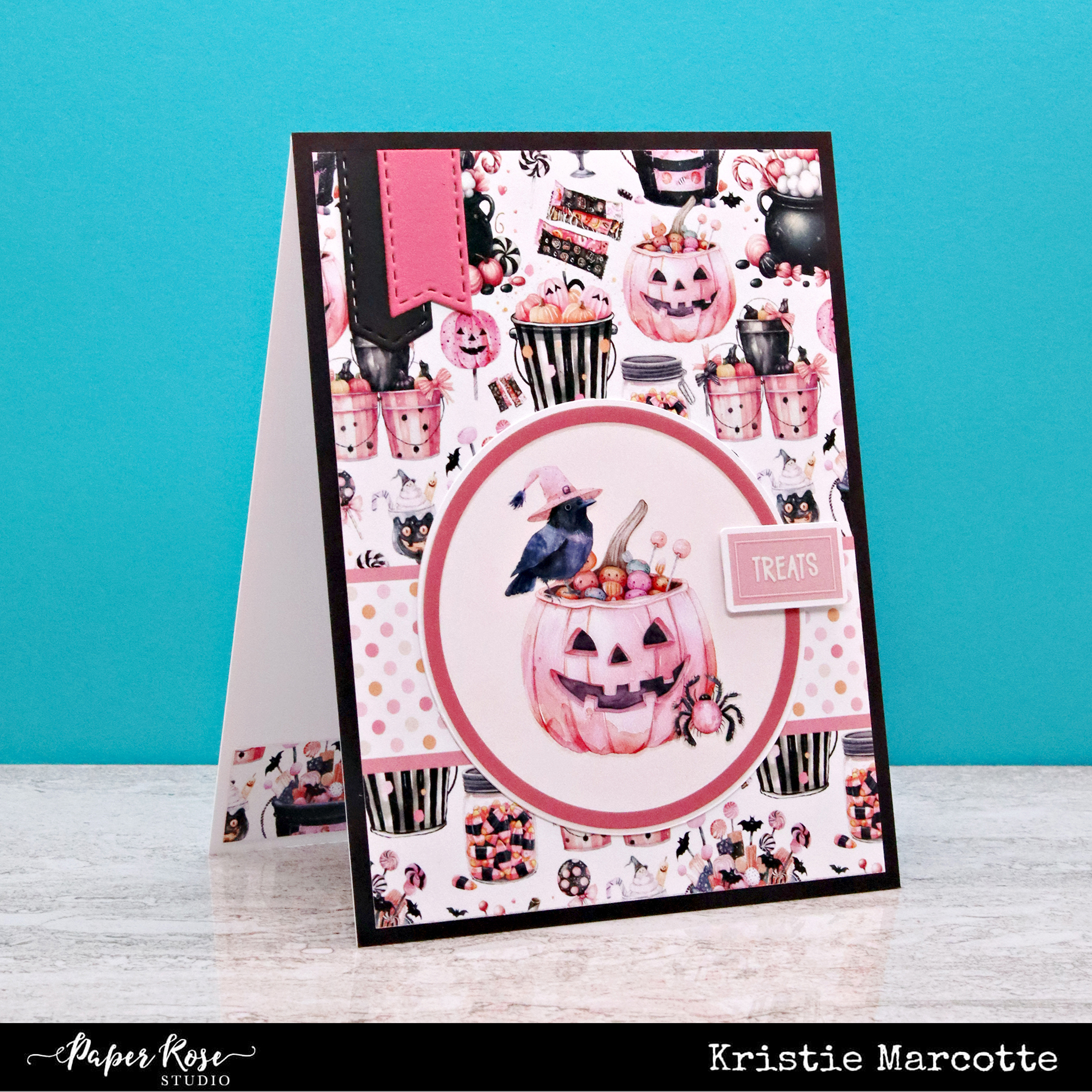 Paper Rose | Pink Halloween - Kristie Marcotte