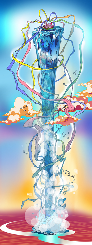 Illustration from my book: Quest of Heart, 2012