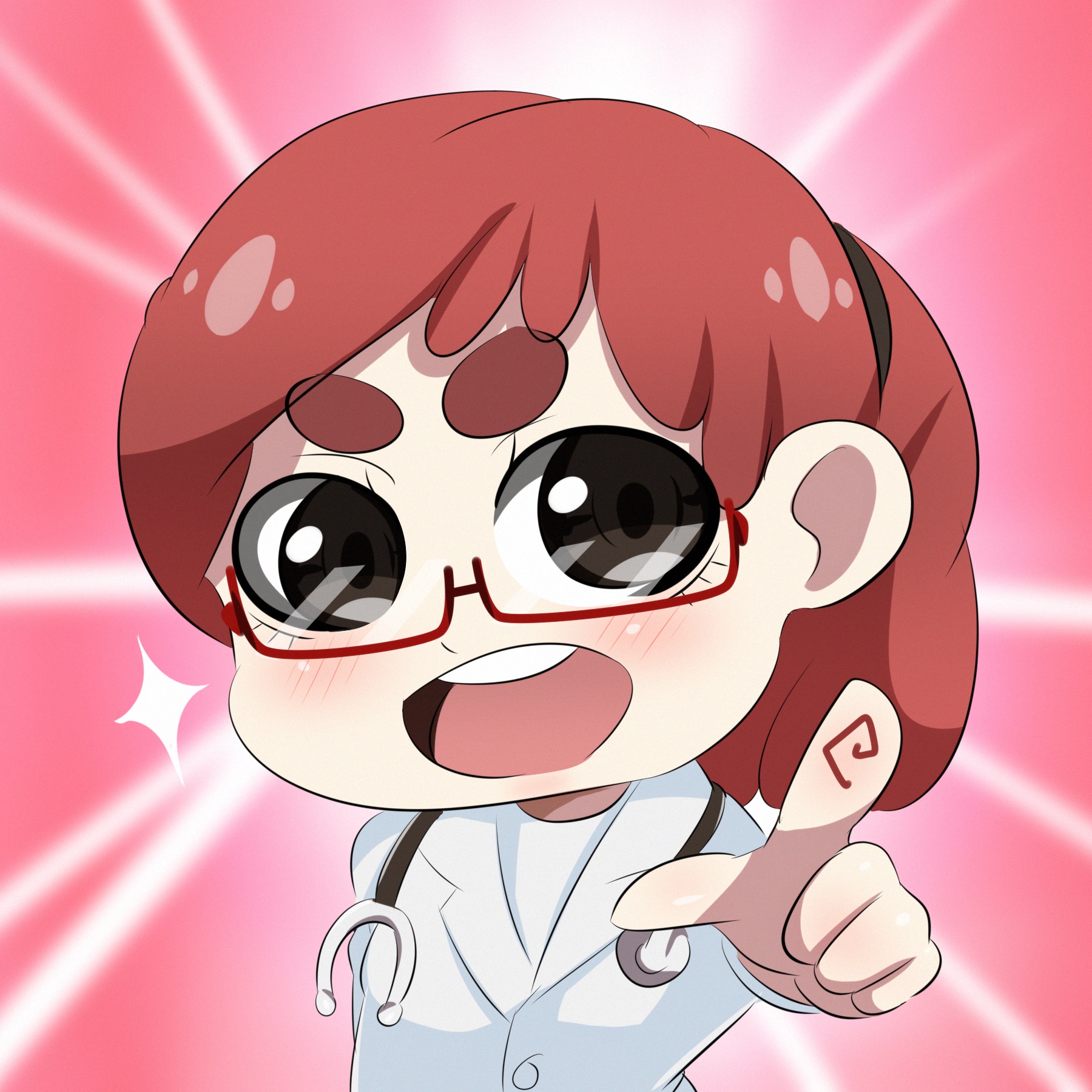 Chibi illustration of Doc Krizza