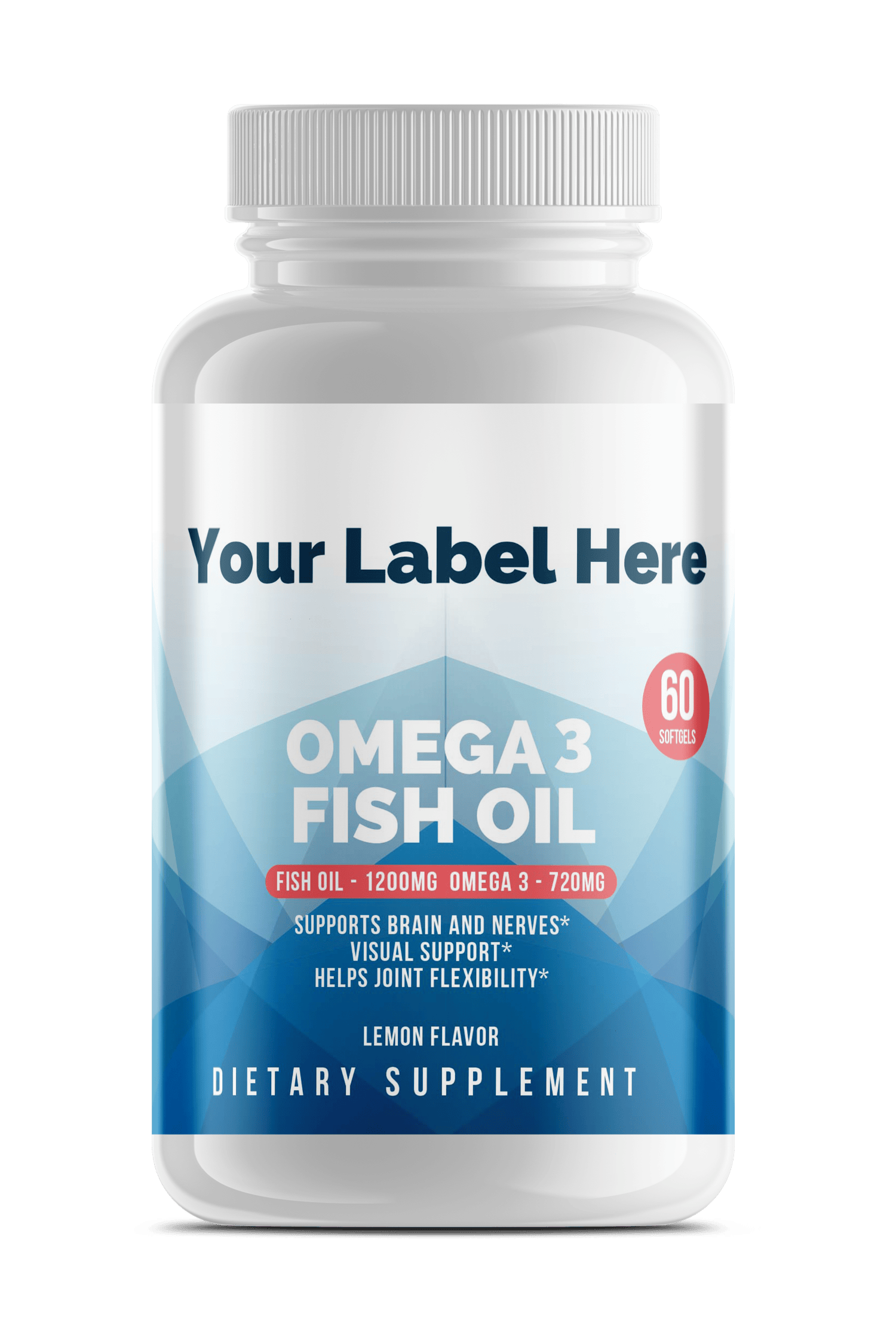 KROCKS Omega 3 Fish Oil supplement bottle