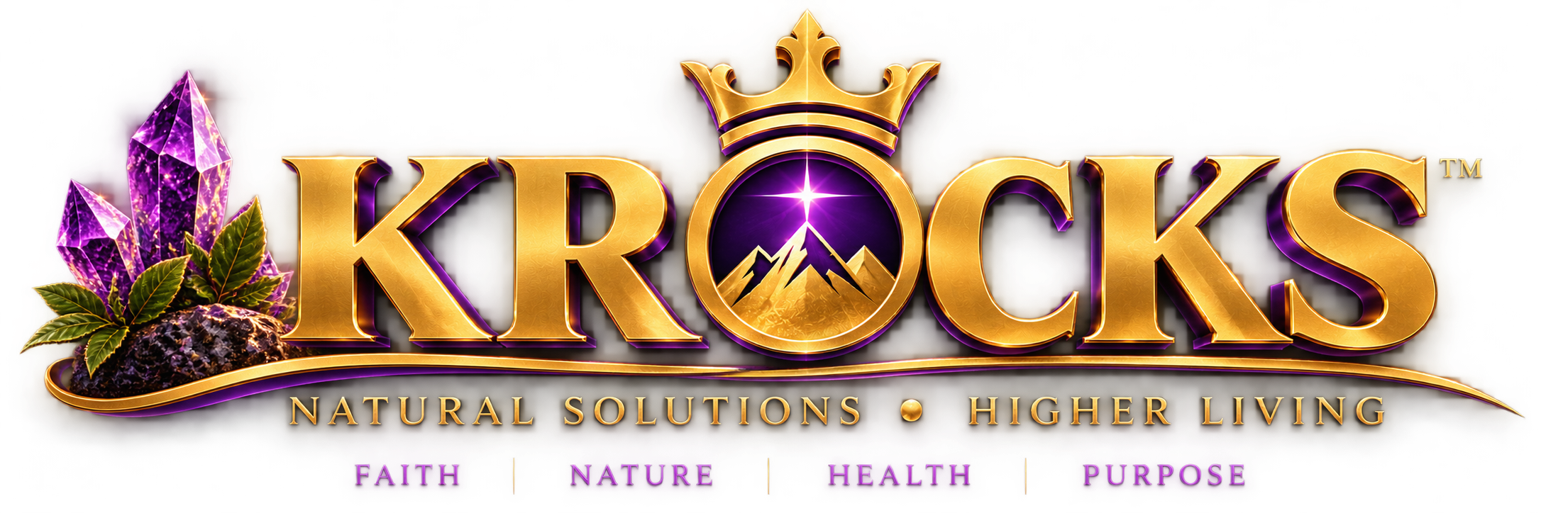 KROCKS™ logo – Natural Solutions • Higher Living