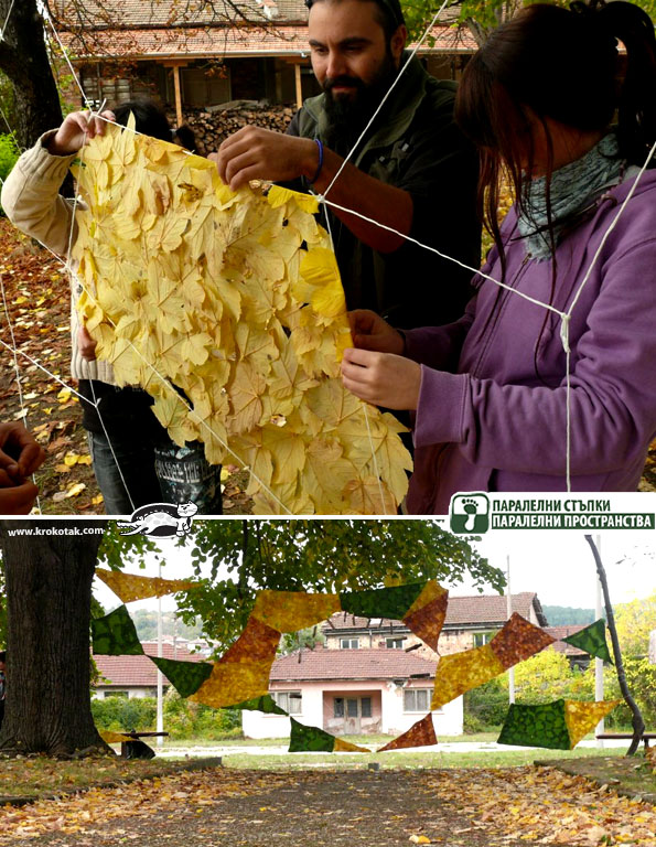 Krokotak Land Art Projects Made By The Students From The Art Schools In Tryavna And Troyan Bulgaria